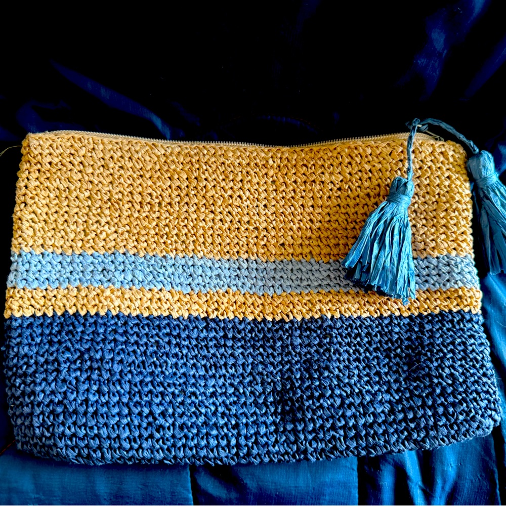 Like new Echo waterproof Tropic Stripe Clutch